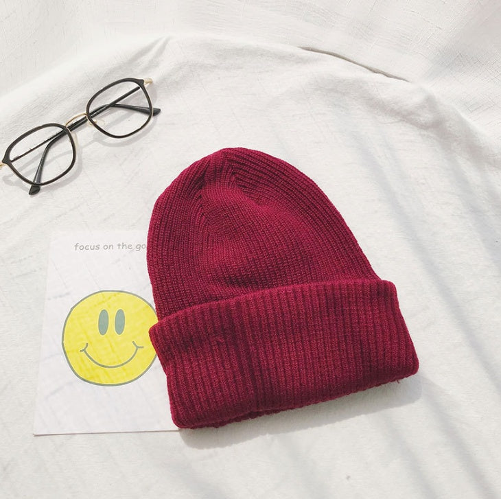 Women's hat winter knit hat outdoor wool hat female winter warm cap