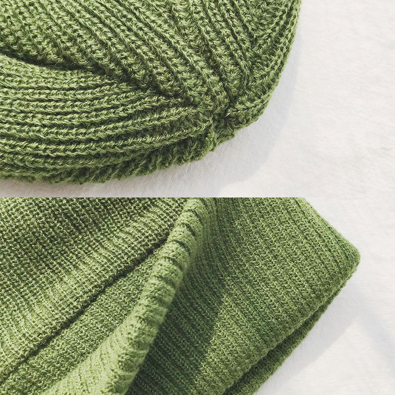 Women's hat winter knit hat outdoor wool hat female winter warm cap