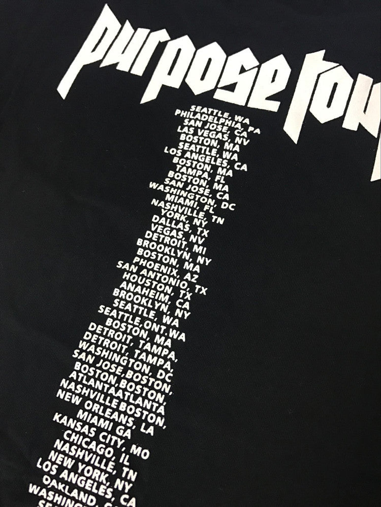 Letter Printing Couple Short-Sleeved T-Shirt Men