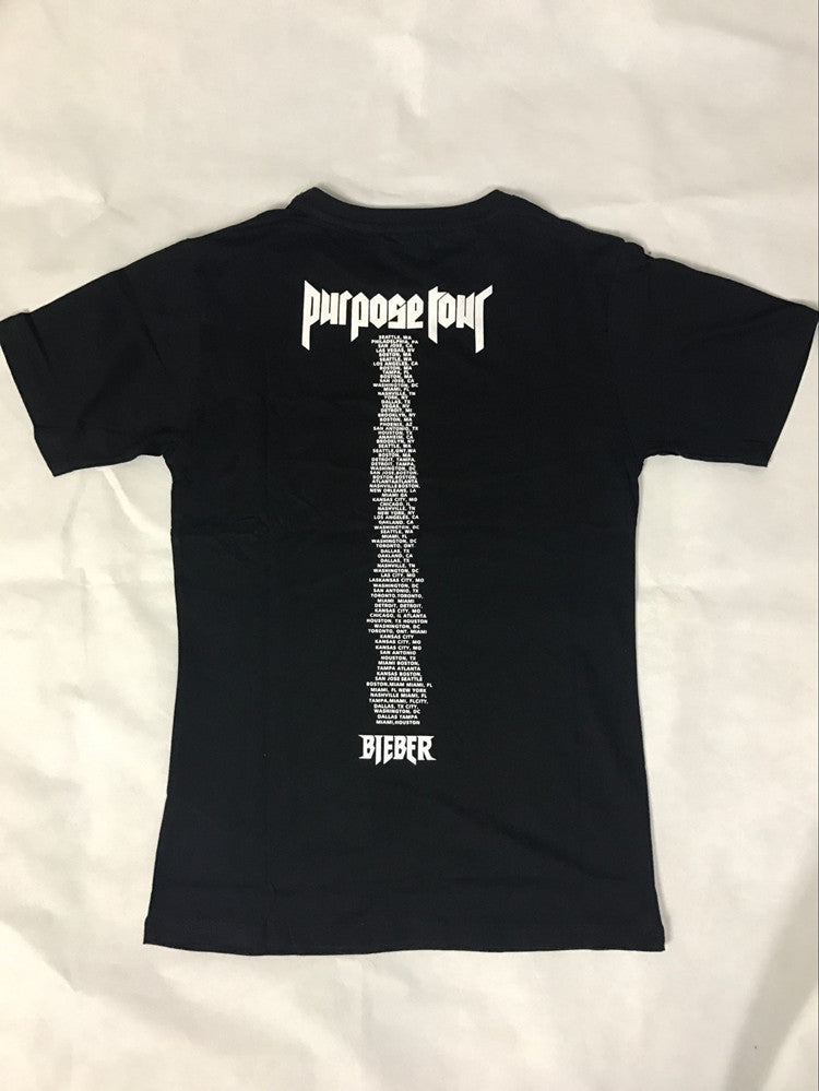 Letter Printing Couple Short-Sleeved T-Shirt Men