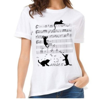 Printed Loose T-Shirt For Men And Women