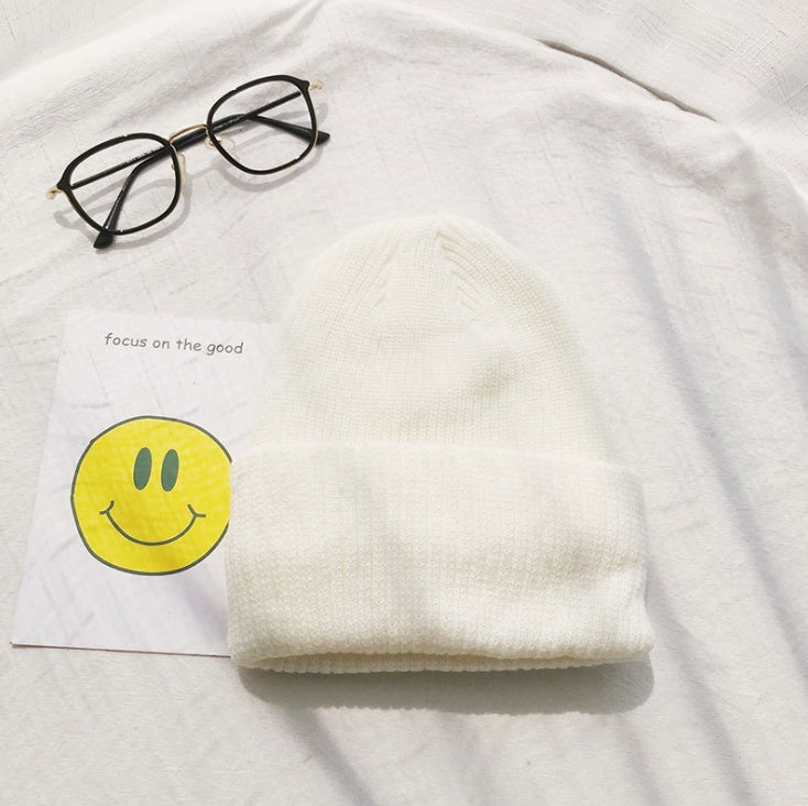 Women's hat winter knit hat outdoor wool hat female winter warm cap