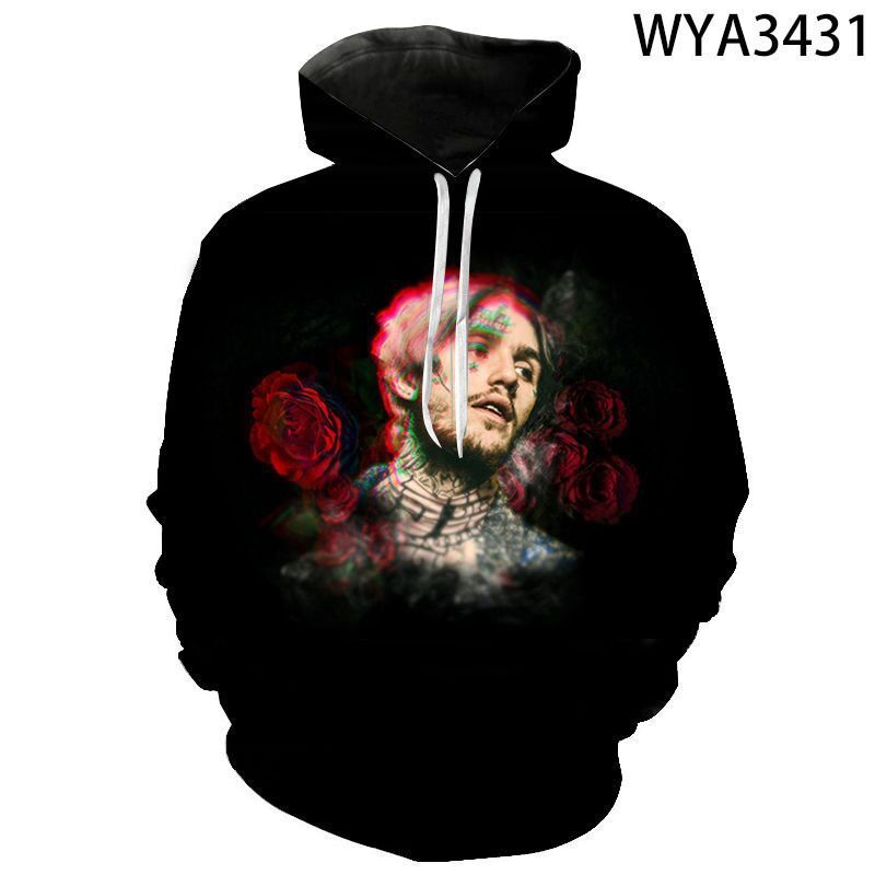 3D digital printing street fashion clothing pullover hoodie