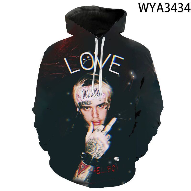 3D digital printing street fashion clothing pullover hoodie