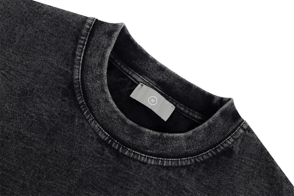 Printed Washed And Worn T-shirt For Men