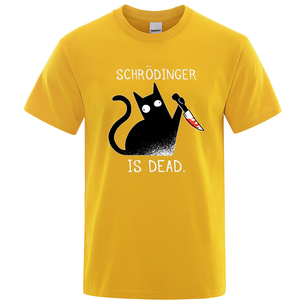 Black Cat Fashion Soft T-shirt Men