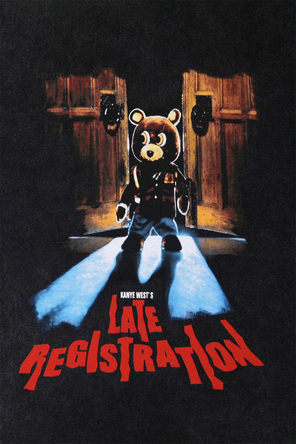 Cartoon Bear Printed T-shirt For Men