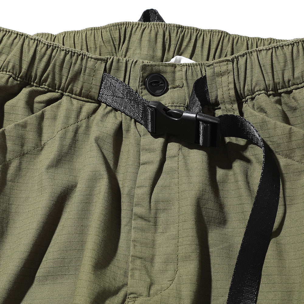 Multi-pocket Cargo Pants Men's Outdoor Pleats