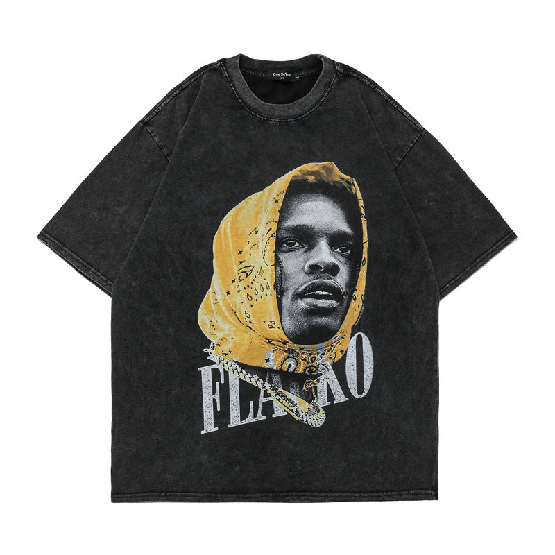 Fashion Printed Short-sleeved T-shirt For Men