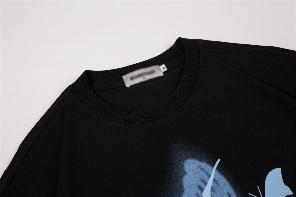 Butterfly Spider Print T-shirt For Men