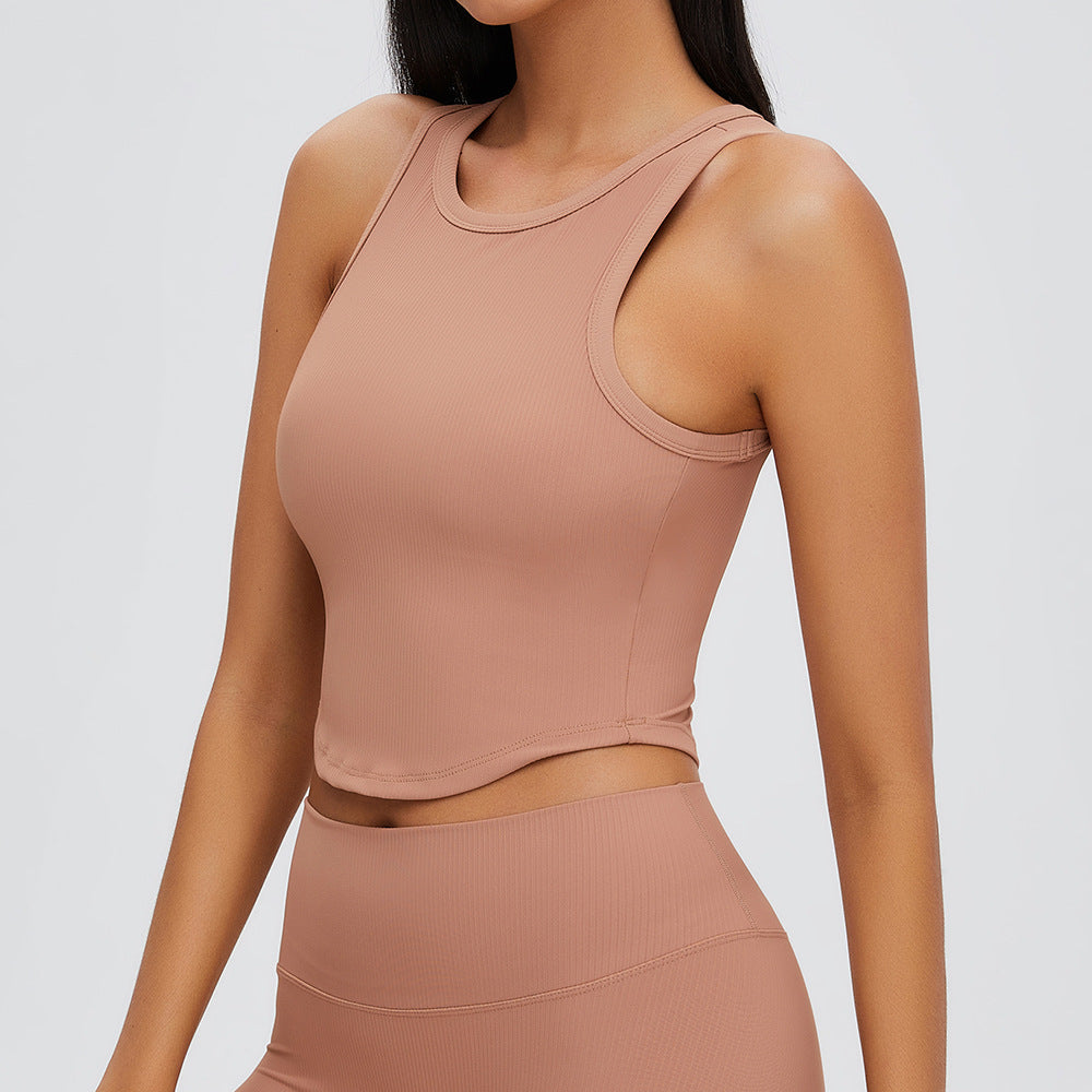 Nude Thread Fitness Shockproof Sports Bra