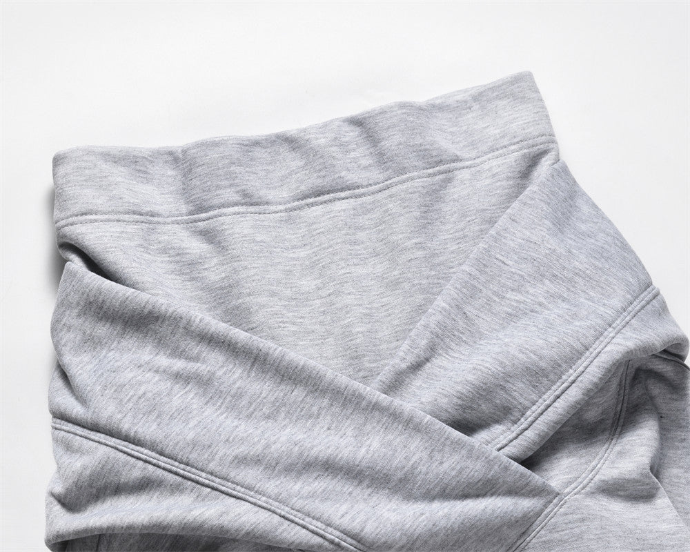Double Layer Turtleneck Hooded Brushed Hoody