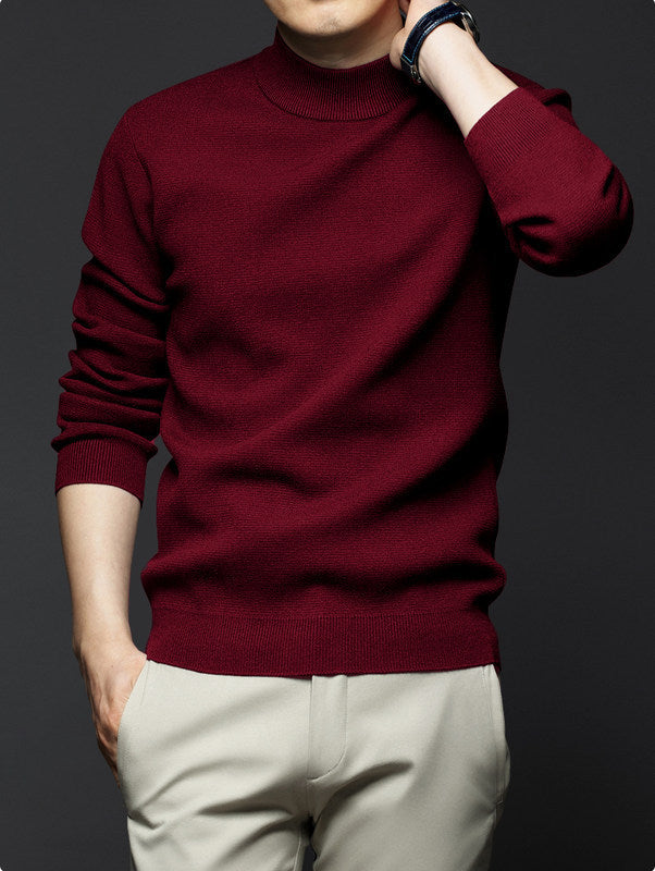 Knitted sweater men's long-sleeved T-shirt men