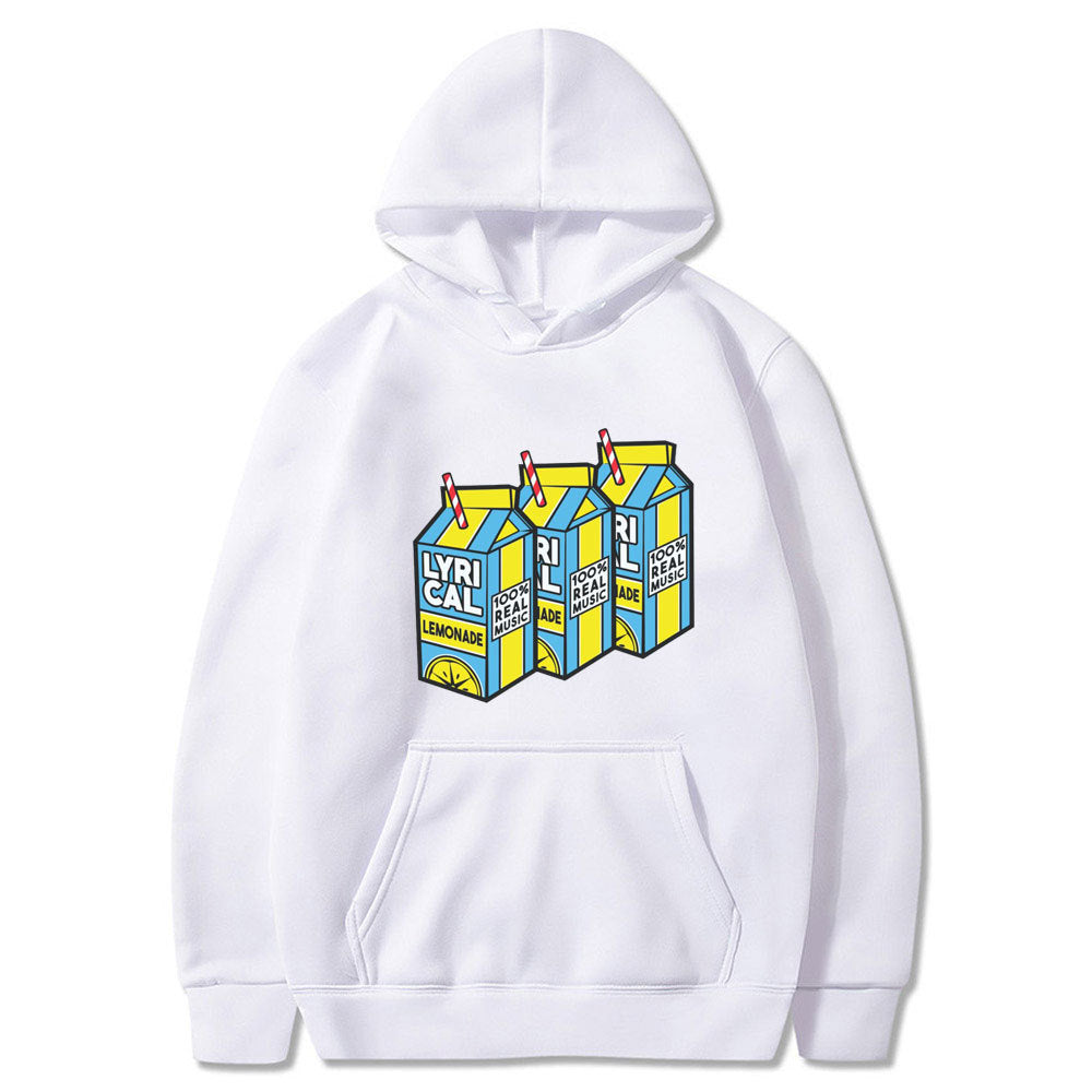 Loose hooded sweatshirt