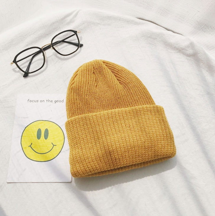 Women's hat winter knit hat outdoor wool hat female winter warm cap