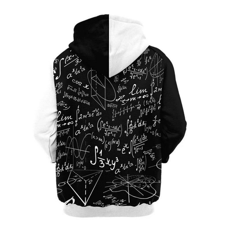 Fashion Casual Digital Printing Hooded Sweater