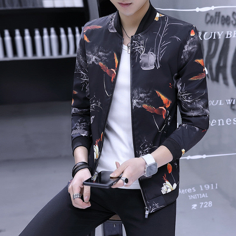 Slim-fit Baseball Collar Spring Thin Baseball Uniform