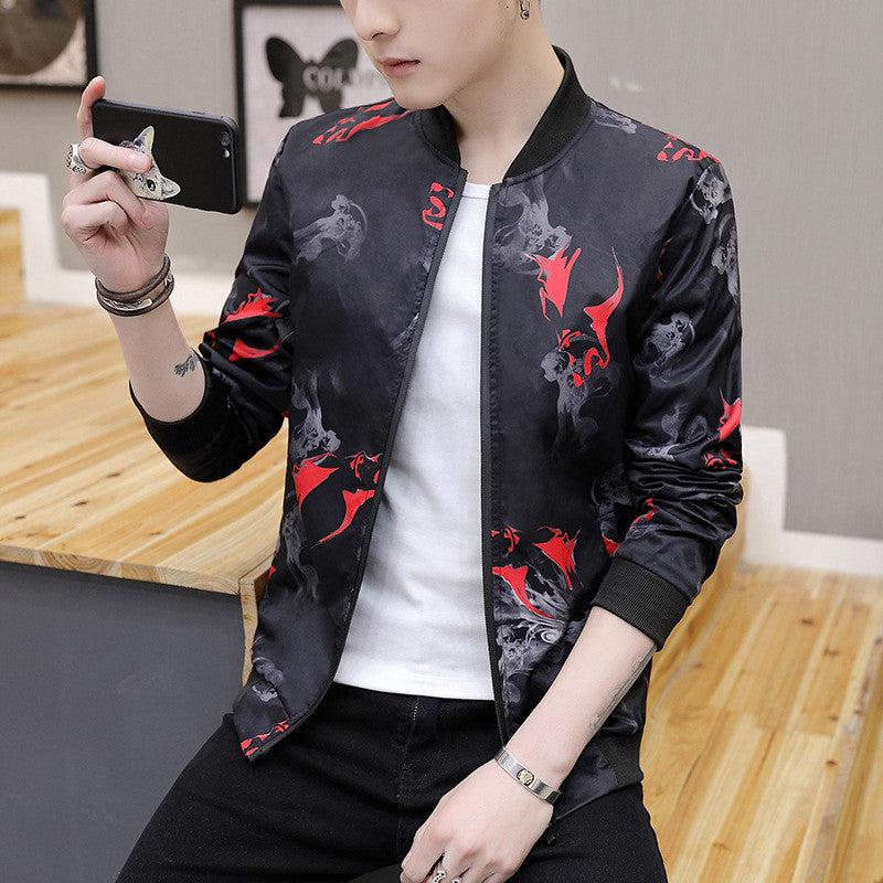 Slim-fit Baseball Collar Spring Thin Baseball Uniform