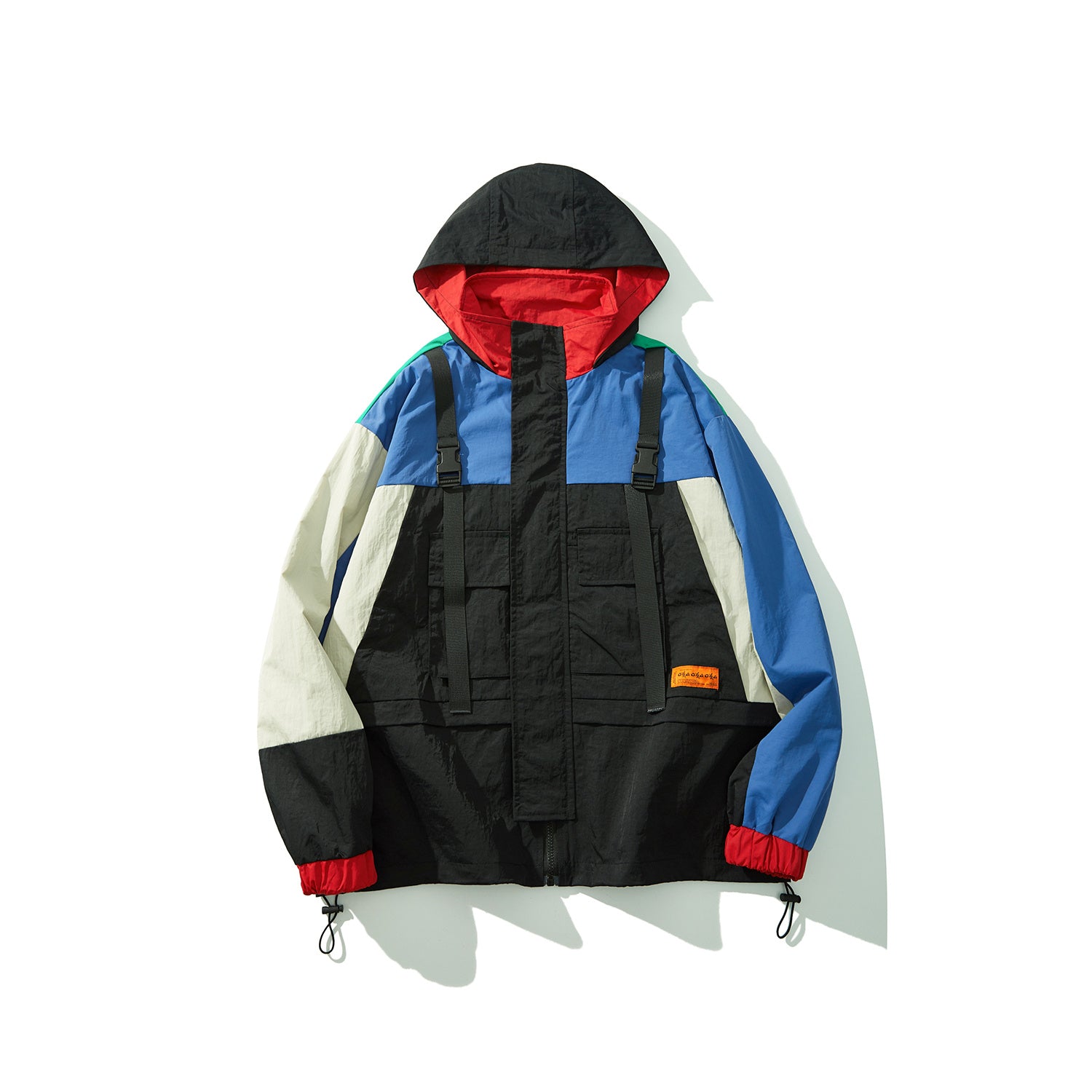 Tooling Color Matching Function Multi-Pocket Casual Couple Jacket