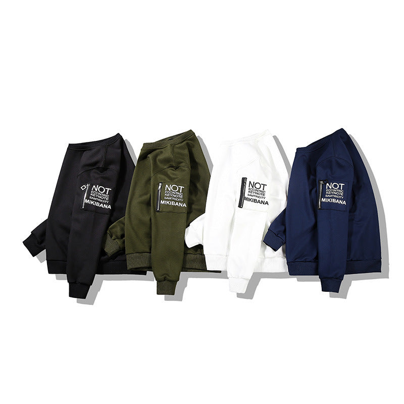 Long Sleeve Round Neck Pullover Loose Coat