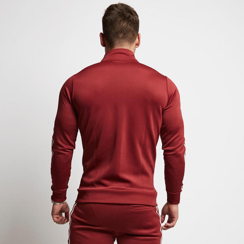 Striped Jacket Slim-fit Running Sports Sweatshirt Men's Sportswear