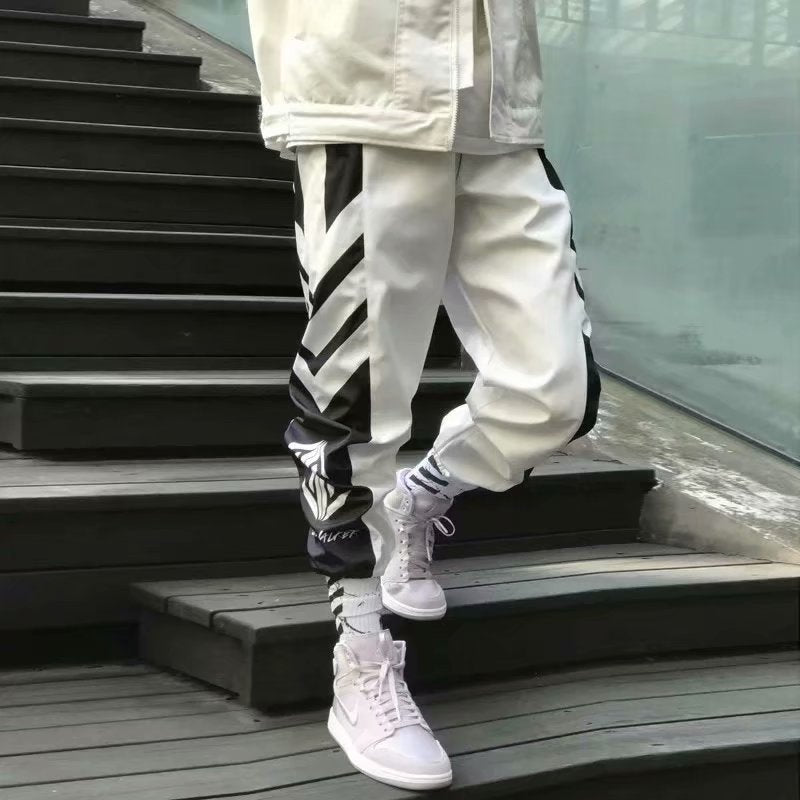 Men's Popular Logo Straight Leg Cargo Loose And Casual