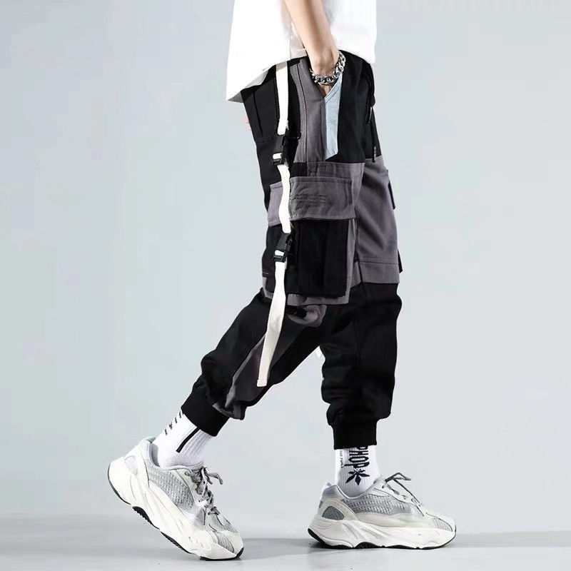 Men's Popular Logo Straight Leg Cargo Loose And Casual
