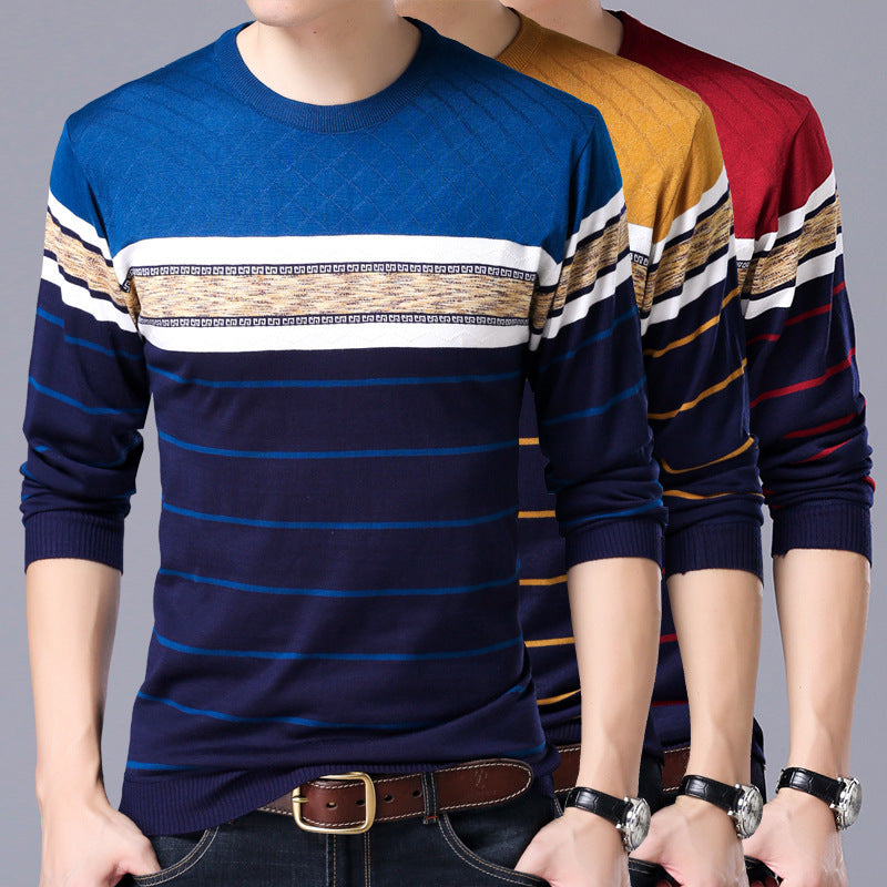 Round neck pullover loose sweater