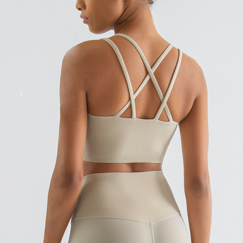 Women's Sports Bra With Shoulder Strap