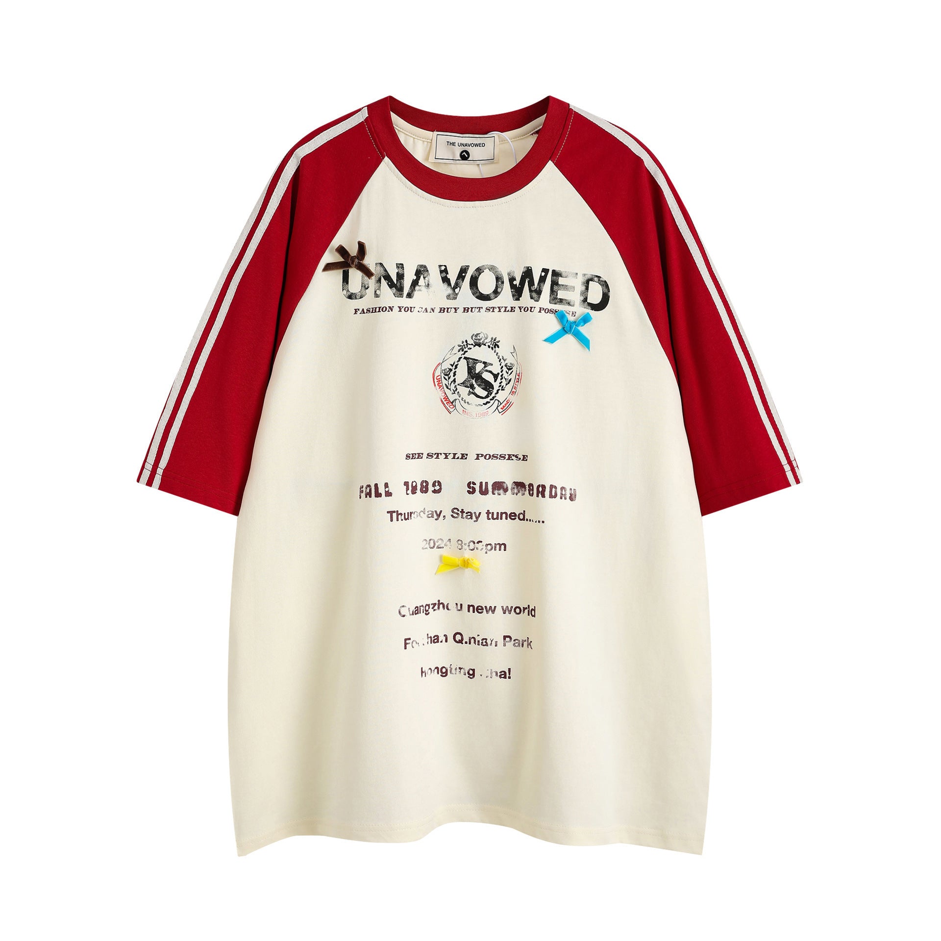 Fashion Loose Letter Short Sleeve T-shirt Men