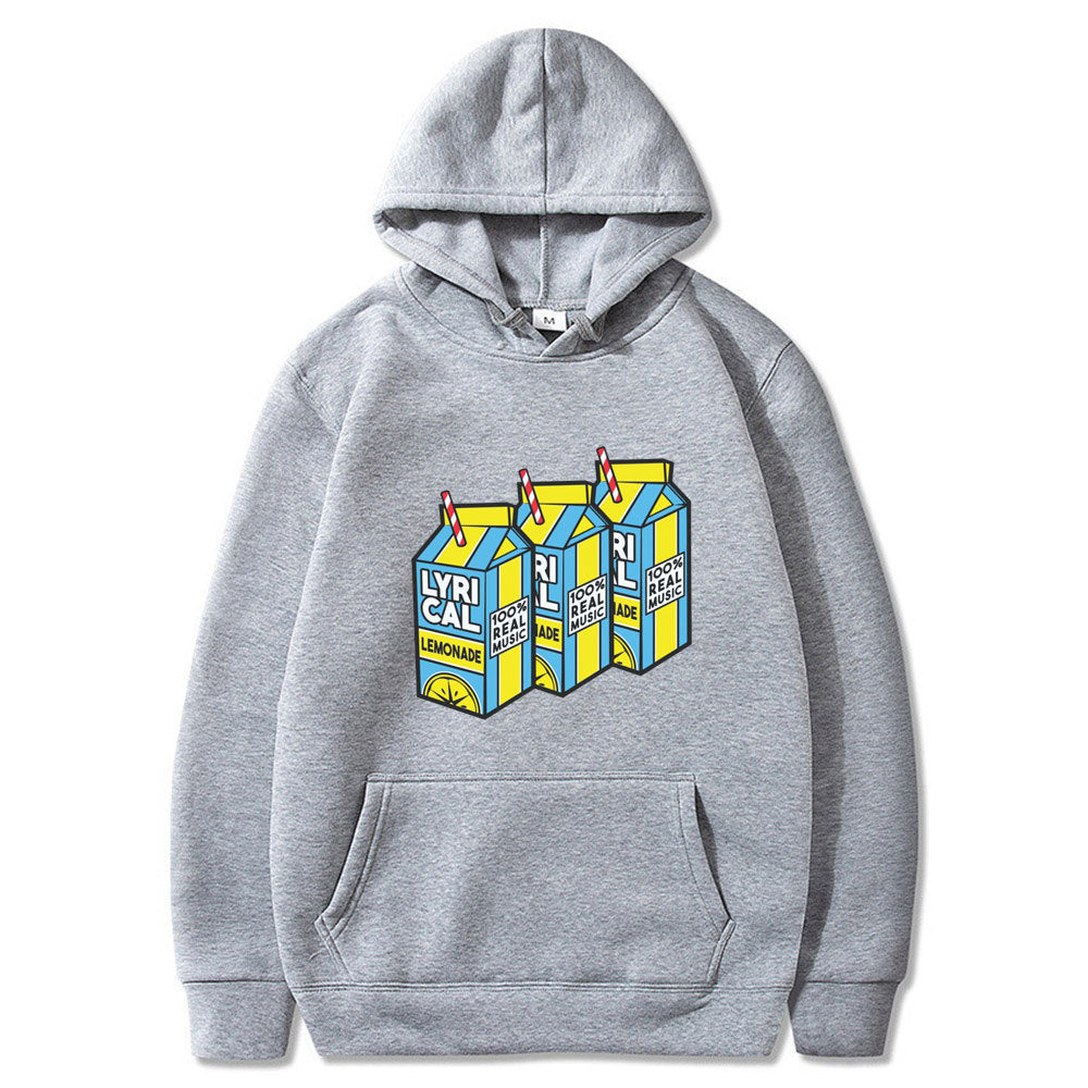 Loose hooded sweatshirt