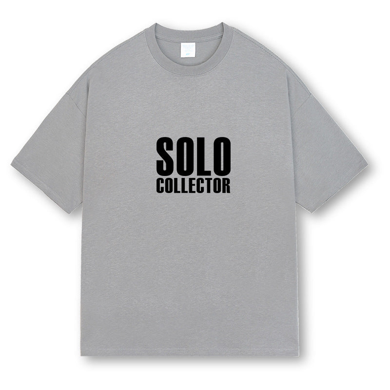 American Retro Short Sleeve Loose T-shirt Men