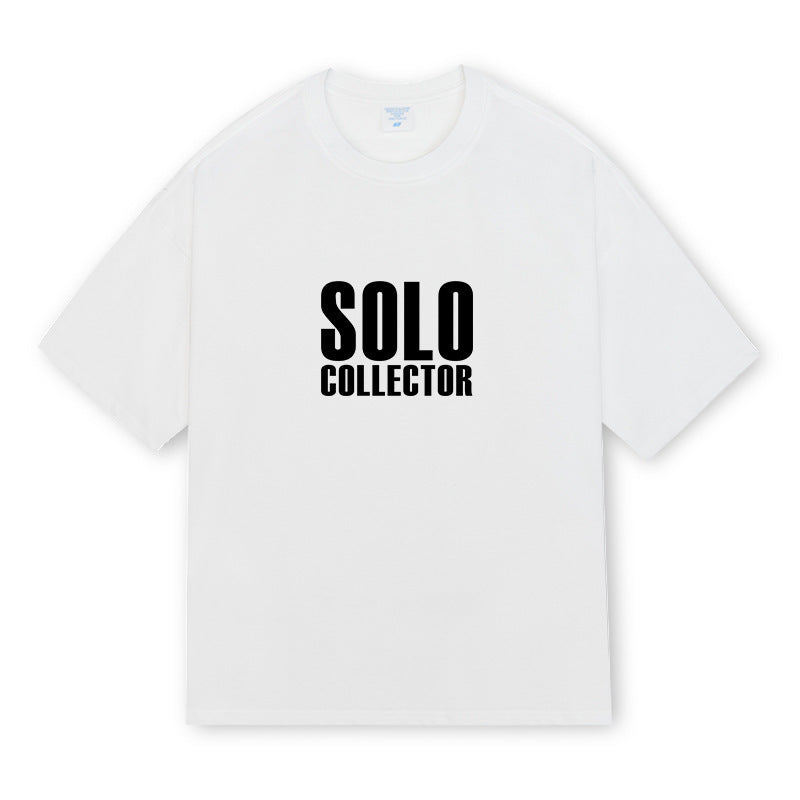 American Retro Short Sleeve Loose T-shirt Men