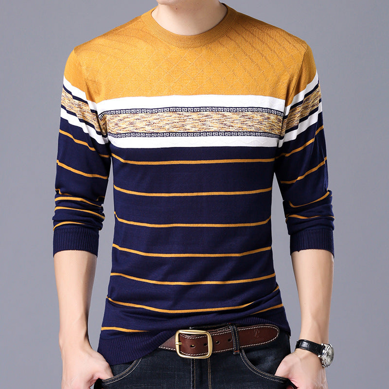Round neck pullover loose sweater
