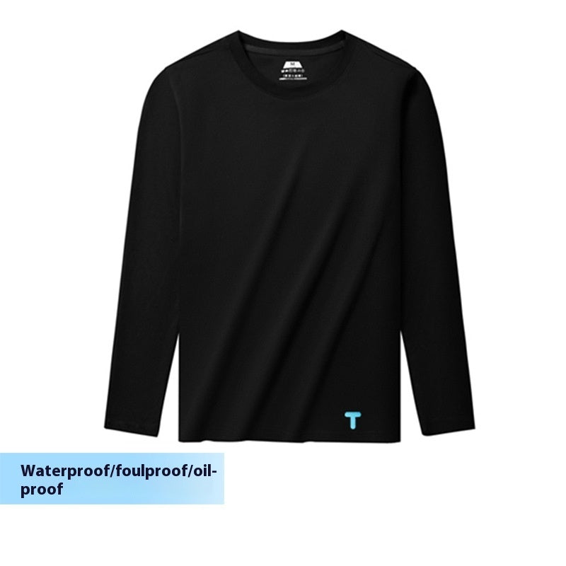Xinjiang Cotton Solid Color Antifouling T-shirt Men
