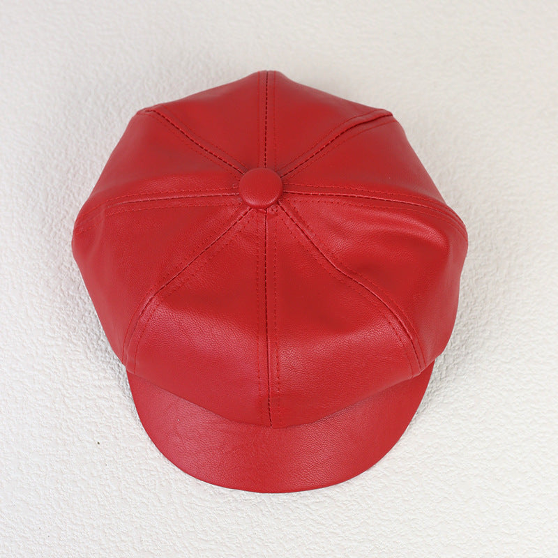 new cute ladies hat outdoor retro creative octagonal hat painter hat