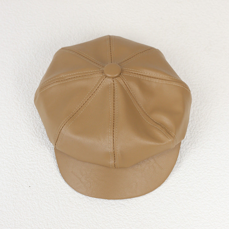 new cute ladies hat outdoor retro creative octagonal hat painter hat