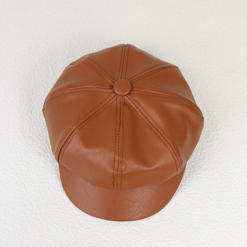 new cute ladies hat outdoor retro creative octagonal hat painter hat