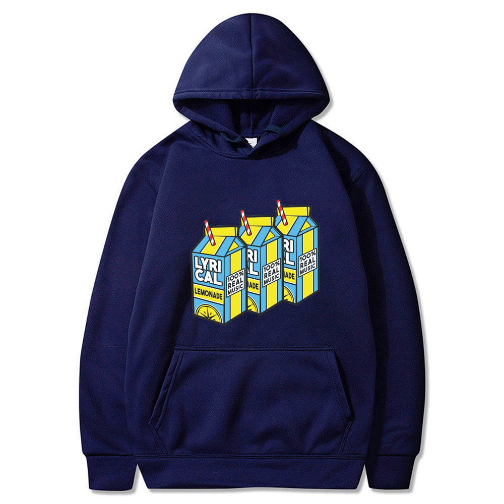 Loose hooded sweatshirt
