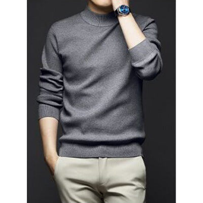 Knitted sweater men's long-sleeved T-shirt men