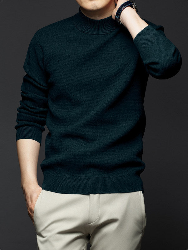 Knitted sweater men's long-sleeved T-shirt men