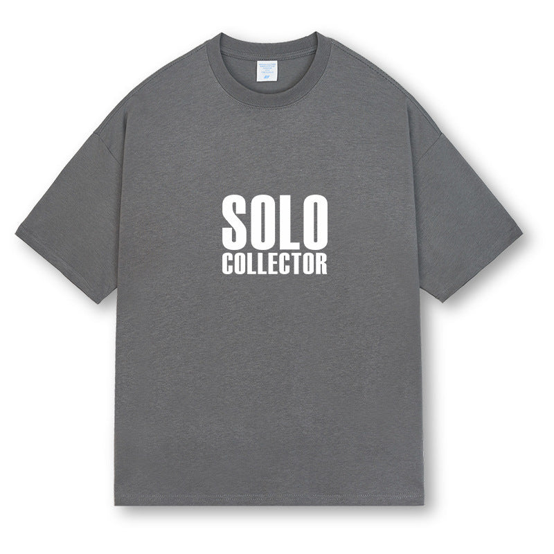 American Retro Short Sleeve Loose T-shirt Men