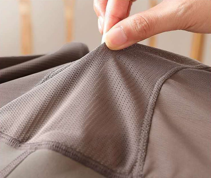 Three-breasted cashmere padded leggings