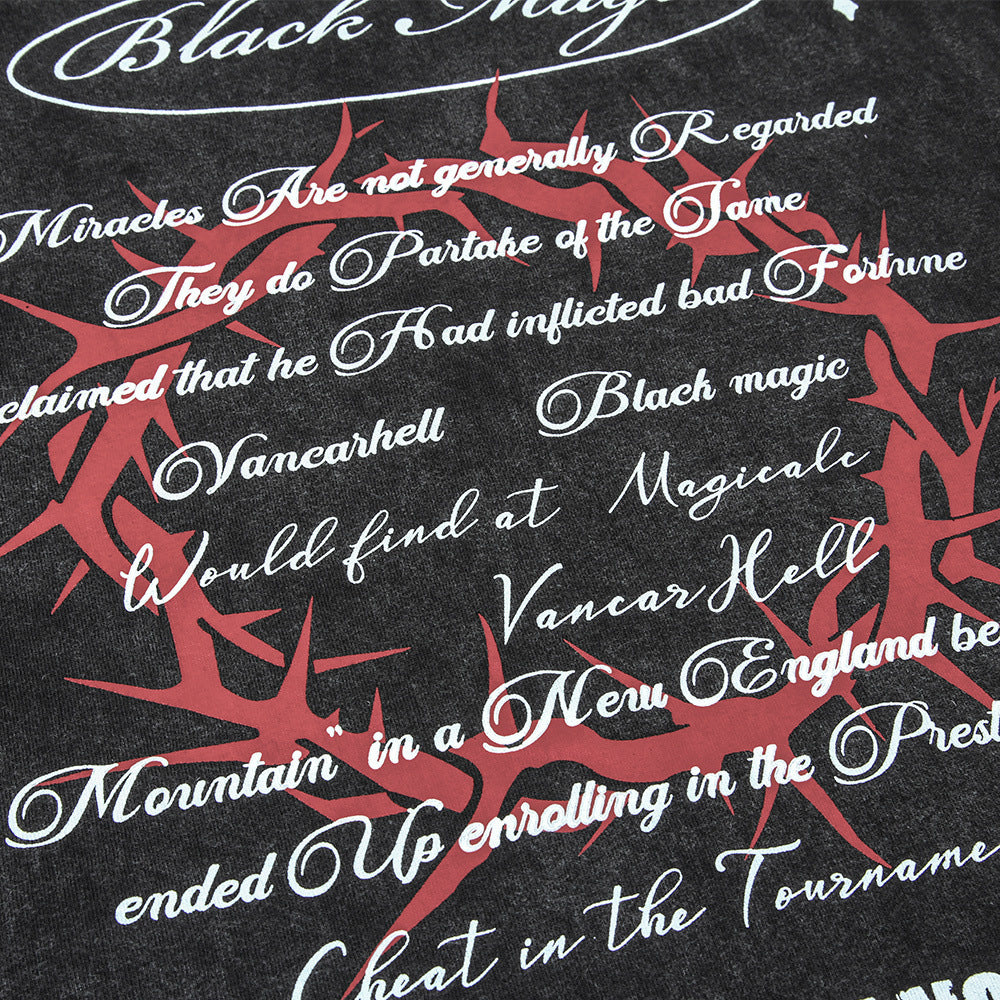 Distressed Letters Printed Sleeveless T-shirt For Men
