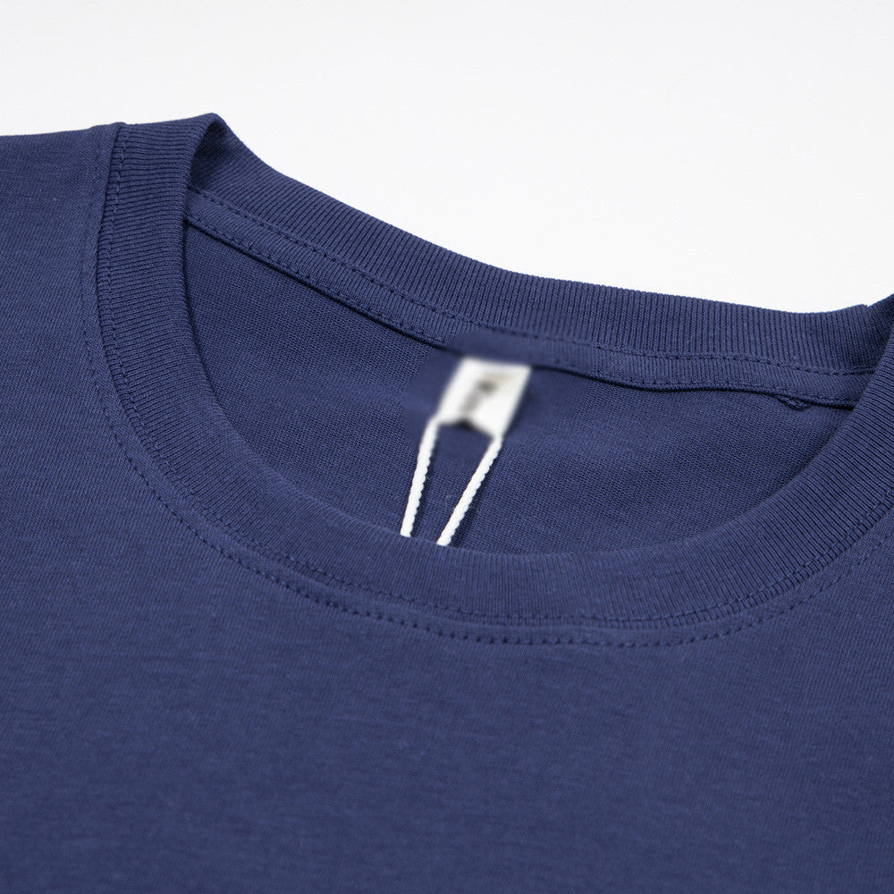 Loose Round Neck Half-sleeve T-shirt Men
