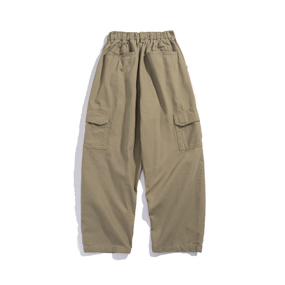 Multi-pocket Cargo Pants Men's Loose Street