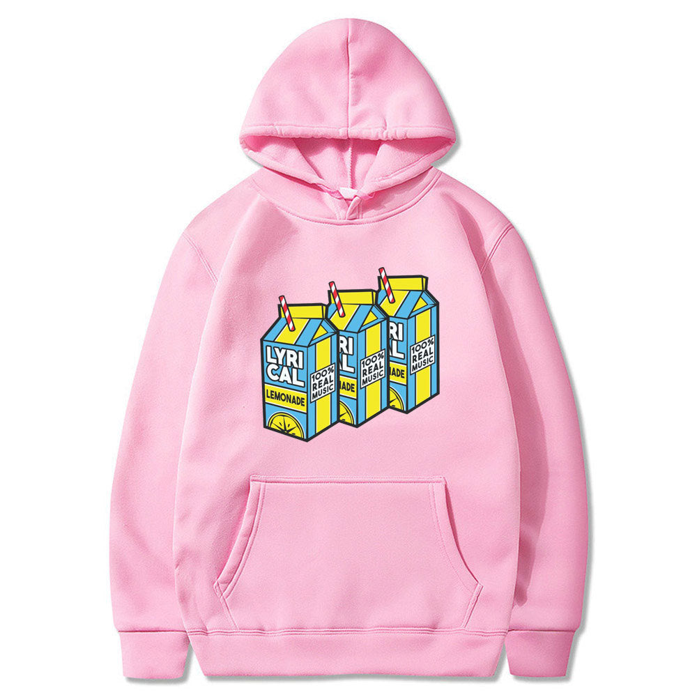 Loose hooded sweatshirt