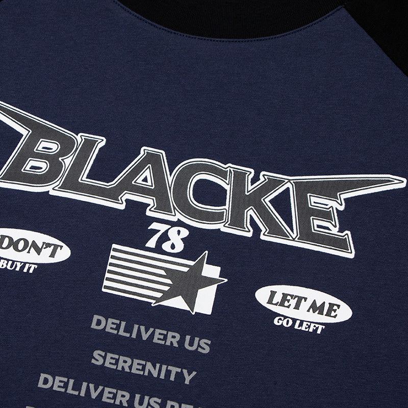 Letter Print Short-sleeve T-shirt Men