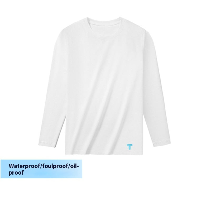 Xinjiang Cotton Solid Color Antifouling T-shirt Men