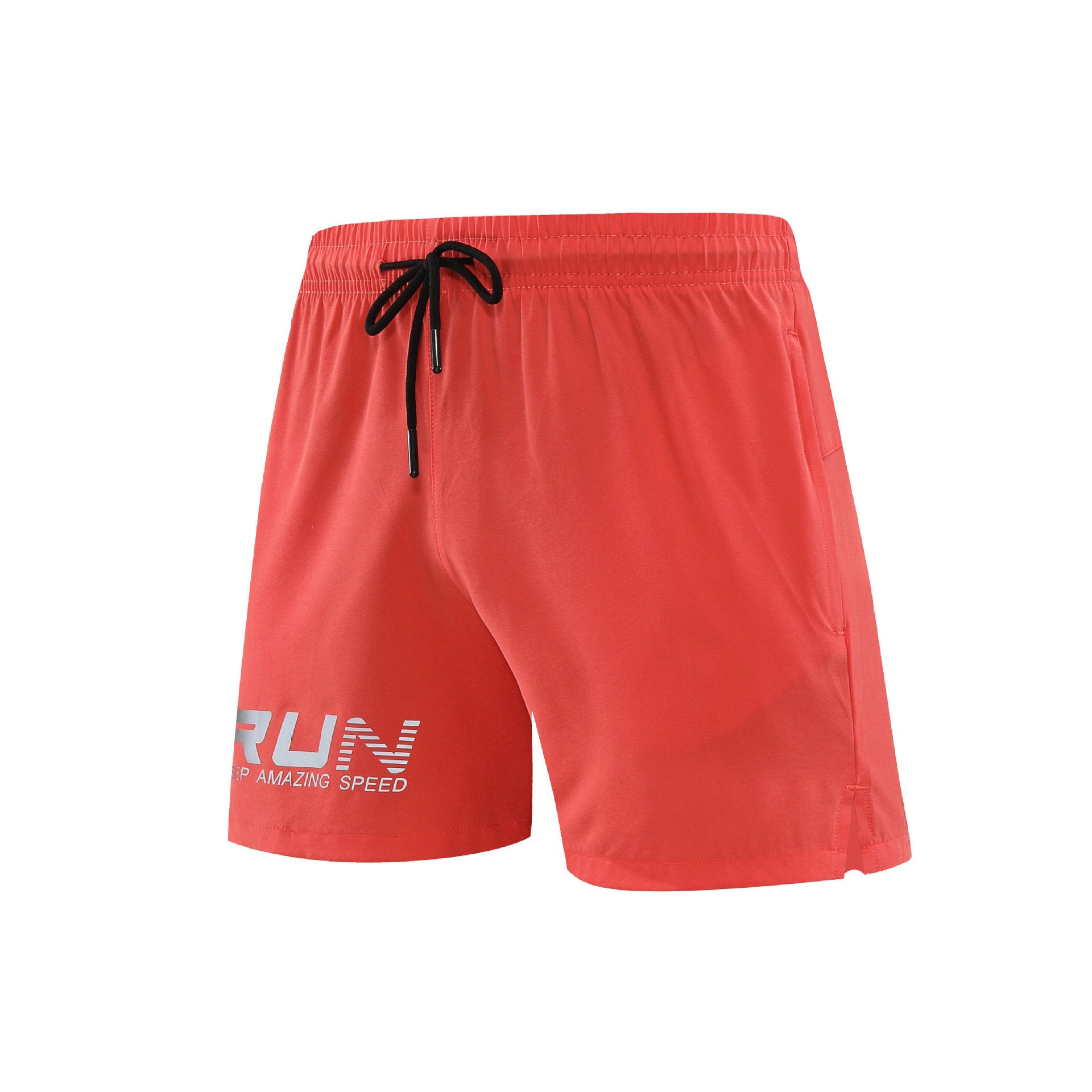 Sports Track And Field Men's Quick-drying Three-point Reflective Printing Fitness Sports Training Pant